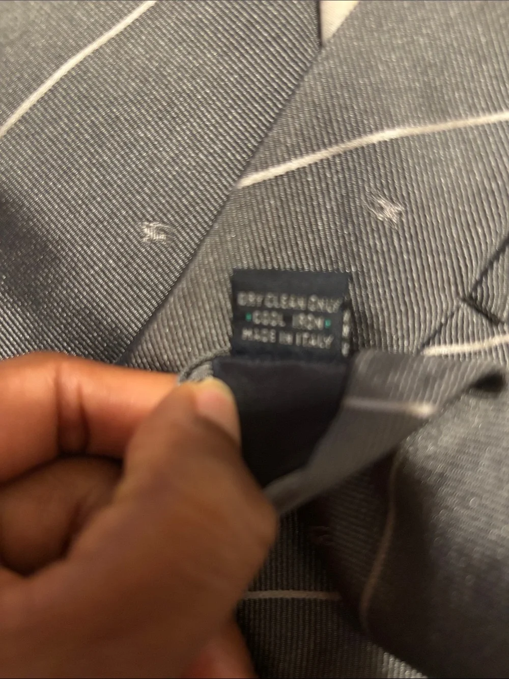 Burberry authentic Silk Tie in Grey Monogram